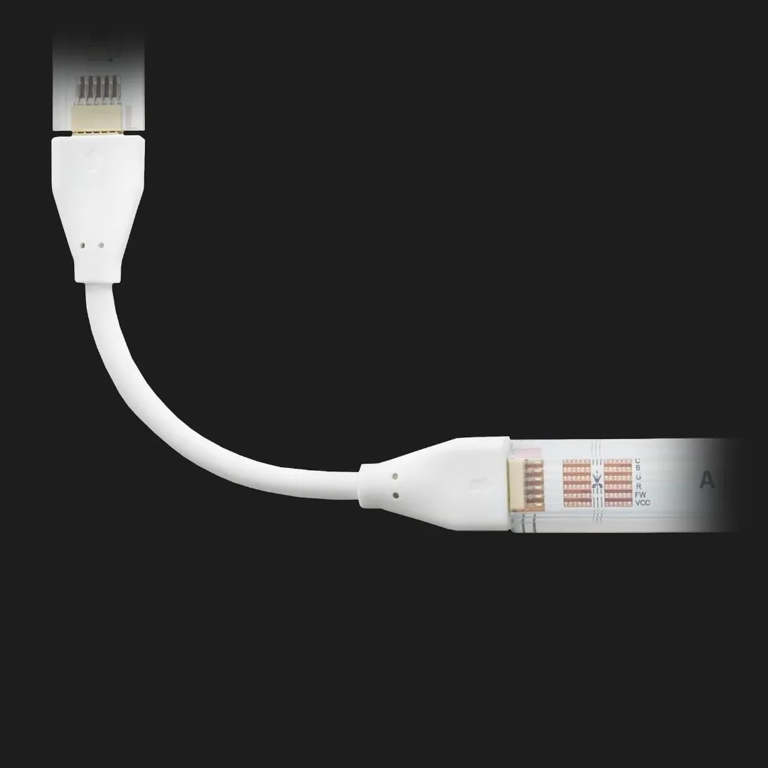 Розумна світлодіодна стрічка Philips Hue Plus, 0.5W (20Вт), 2000K-6500K, подовжувач, 1м