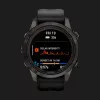 Garmin Fenix 7S Pro Sapphire Solar Carbon Gray DLC Titanium with Black Band