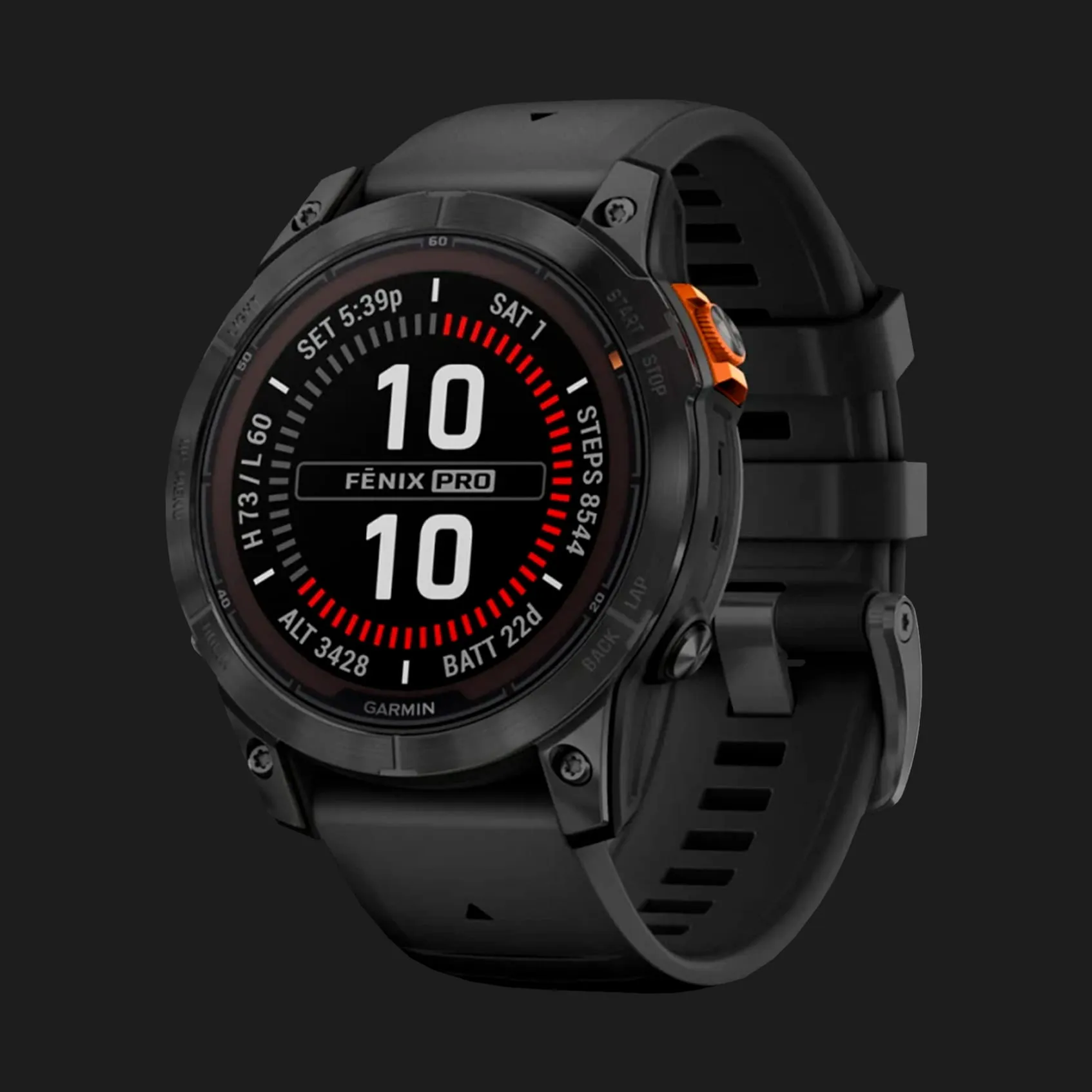 Garmin Fenix 7 Pro Solar Slate Gray with Black Band
