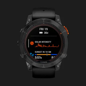 б/у Garmin Fenix 7 Pro Solar Slate Gray with Black Band (010-02777-00/01) в Коломиї