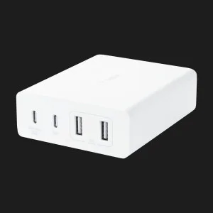 Зарядное устройство Belkin 4-Port GaN 108W 2x USB-C, 2x USB-A (White) в Хмельницком
