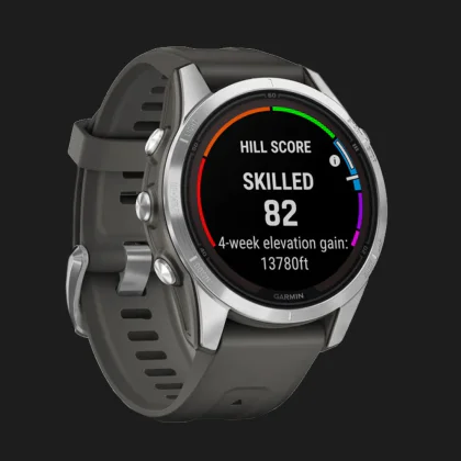 Garmin Fenix 7S Pro Solar Silver with Graphite Band в Бродах