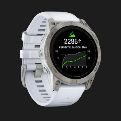 Garmin Epix Pro (Gen 2) Sapphire 47mm Titanium with Whitestone Band в Нетішині