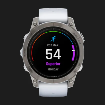 Garmin Epix Pro (Gen 2) Sapphire 47mm Titanium with Whitestone Band Запорожья