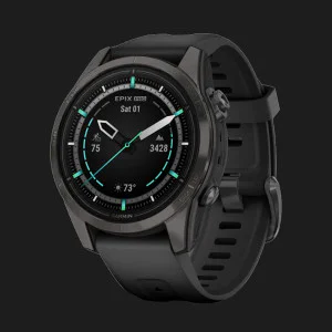 Garmin Epix Pro (Gen 2) Sapphire 42mm Carbon Gray DLC Titanium with Black Band в Бродах