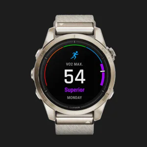 Garmin Epix Pro (Gen 2) Sapphire 42mm Soft Gold with Cream Heathered Nylon Band в Бродах