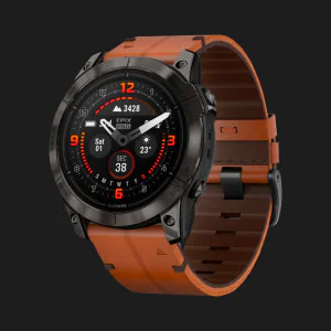 Garmin Epix Pro (Gen 2) Sapphire 51mm Carbon Gray DLC Titanium with Brown Leather Band в Бродах