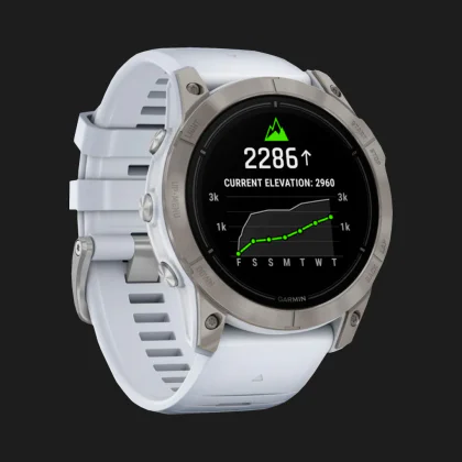 Garmin Epix Pro (Gen 2) Sapphire 51mm Titanium with Whitestone Band в Коломиї