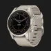 Garmin Fenix 7S Pro Sapphire Solar Soft Gold with Limestone Leather Band