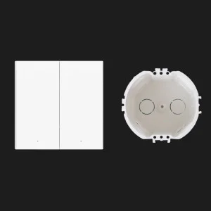 Розумний вимикач Aqara Smart Wall Switch H1 (with neutral, double rocker) в Чернівцях