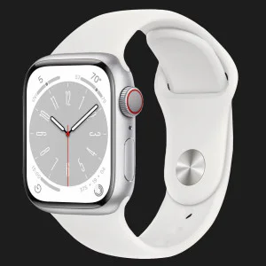 Оригинальный спортивный ремешок для Apple Watch 44/45/46/49 mm White Sport Band (MJ4M2 / MTPK2) в Сваляве
