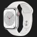 Оригінальний спортивний ремінець для Apple Watch 44/45/46/49 mm White Sport Band (MJ4M2 / MTPK2)