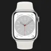 Оригінальний спортивний ремінець для Apple Watch 44/45/46/49 mm White Sport Band (MJ4M2 / MTPK2)