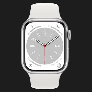 Оригинальный спортивный ремешок для Apple Watch 44/45/46/49 mm White Sport Band (MJ4M2 / MTPK2) в Сваляве