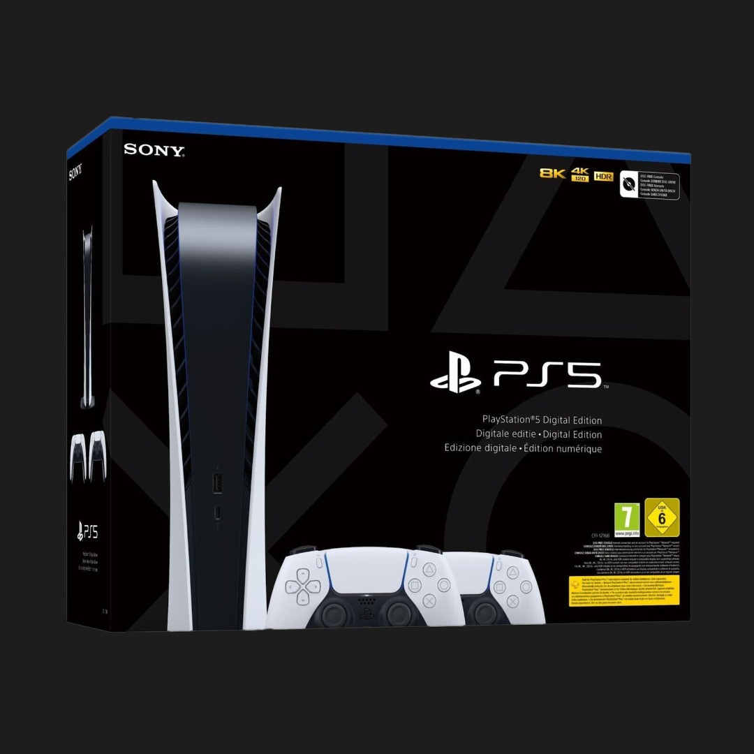 Ігрова приставка Sony PlayStation 5 (Digital Edition) + DualSense Wireless Controller (PS711000036488)