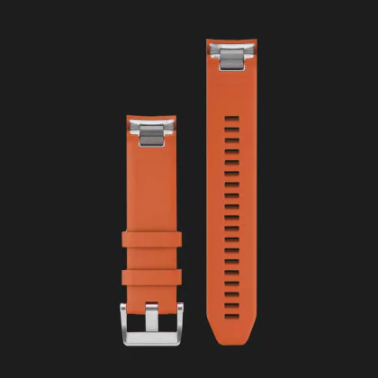 Ремінець Garmin 22m QuickFit Ember Orange, Silicone Strap Band (010-12738-34) в Хусті