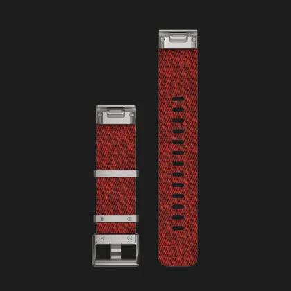 Ремінець Garmin 22mm QuickFit Jacquard-weave Nylon Strap — Red (010-12738-22) у Запоріжжі