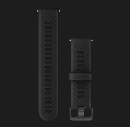Ремешок Garmin 22mm Forerunner Black Silicone Replacement Band (010-11251-2R)