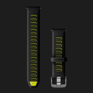 Ремешок Garmin 18mm Quick Release Black/Amp Yellow (010-11251-A3)