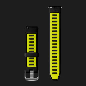 Ремешок Garmin 18mm Quick Release Black/Amp Yellow (010-11251-A3)
