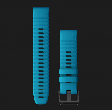 Ремінець Garmin Quatix 6 22mm QuickFit Cirrius Blue Silicone Band Bands for Smart watches (010-12863-20)
