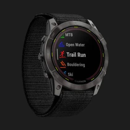 Garmin Enduro 2 Carbon Gray DLC Titanium with Black UltraFit Nylon Strap у Старокостянтинові