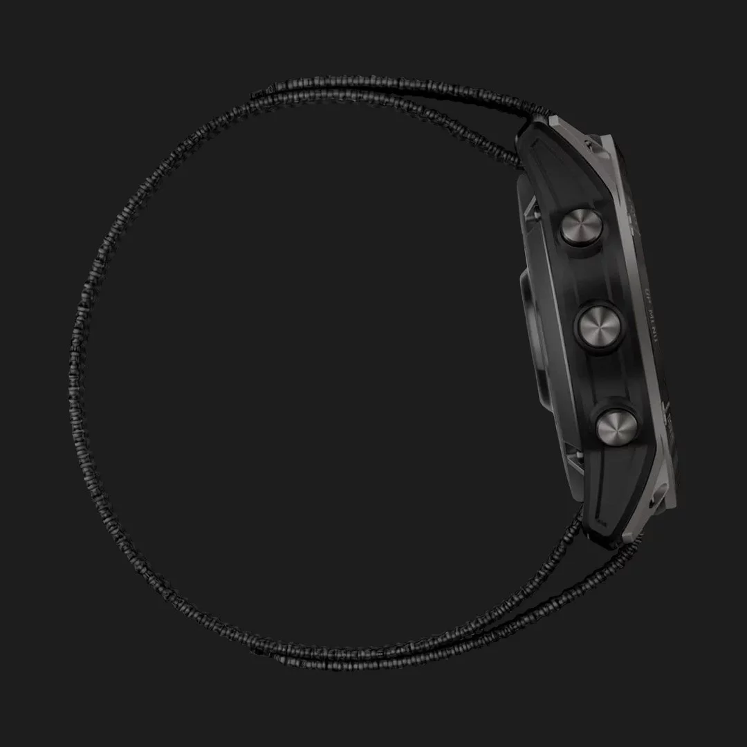 Garmin Enduro 2 Carbon Gray DLC Titanium with Black UltraFit Nylon Strap (010-02754-01)