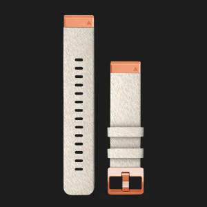 Ремінець Garmin 20mm QuickFit Cream Heathered Nylon (010-13102-09)