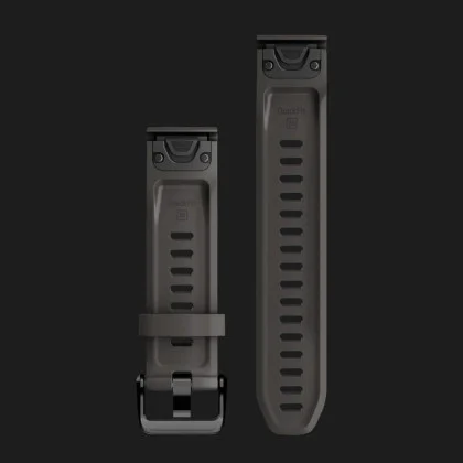 Ремінець Garmin 20mm QuickFit Graphite Silicone Band (010-13102-01) в Тернополі