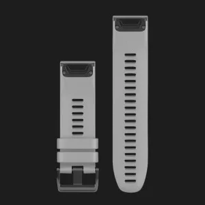 Ремешок Garmin 26mm QuickFit Powder Gray Silicone Band (010-12904-00)