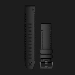 Ремінець Garmin 22mm QuickFit, Black Leather Strap (010-12738-19)