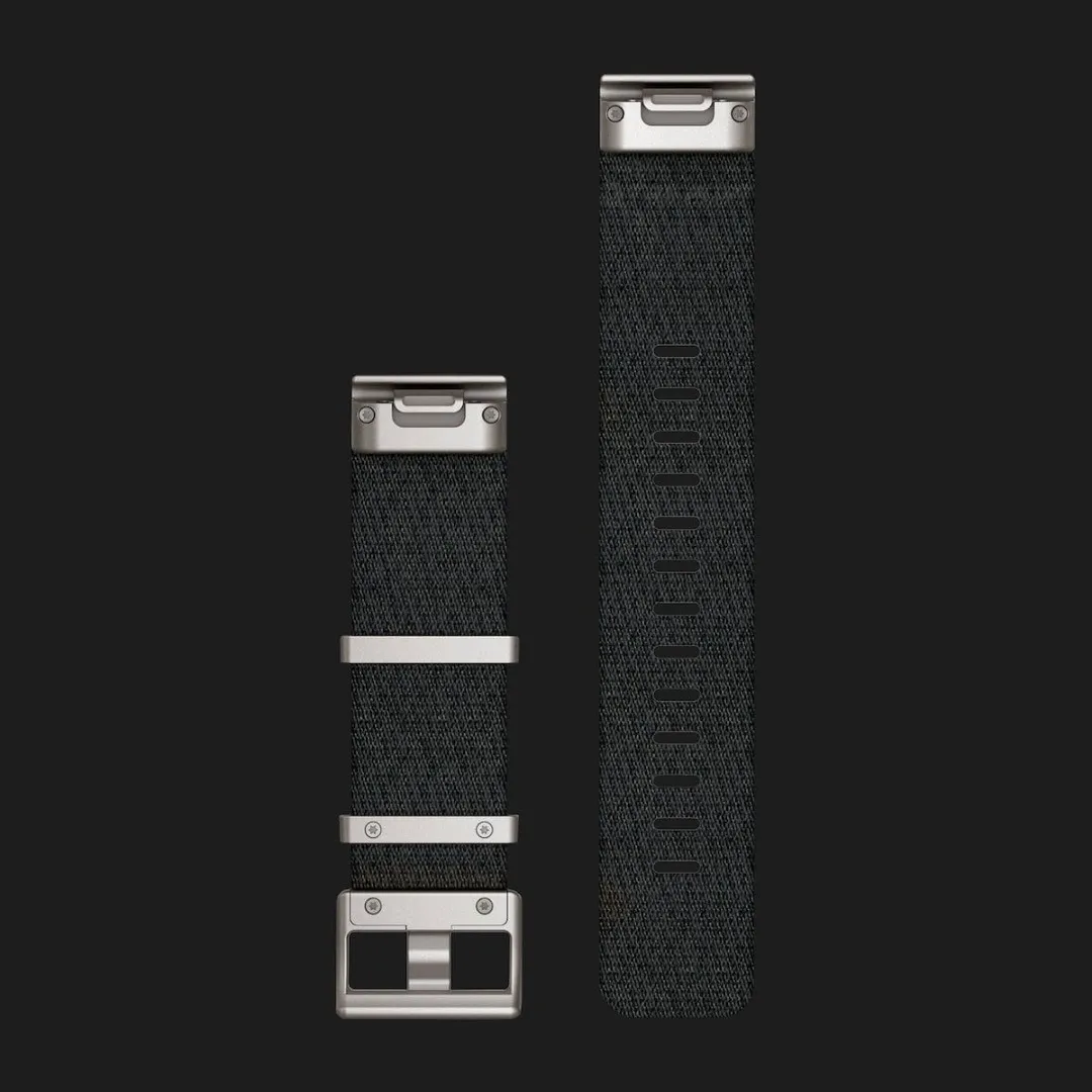 Ремінець Garmin 22mm QuickFit Jacquard Weave Nylon Strap, Black (010-12738-21)