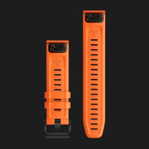 Ремінець Garmin 22mm QuickFit Ember Orange Silicone Band (010-12863-01) в Берегові