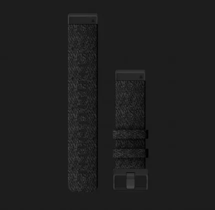 Ремешок Garmin 26mm QuickFit Heathered Black Nylon Band (010-12864-07)