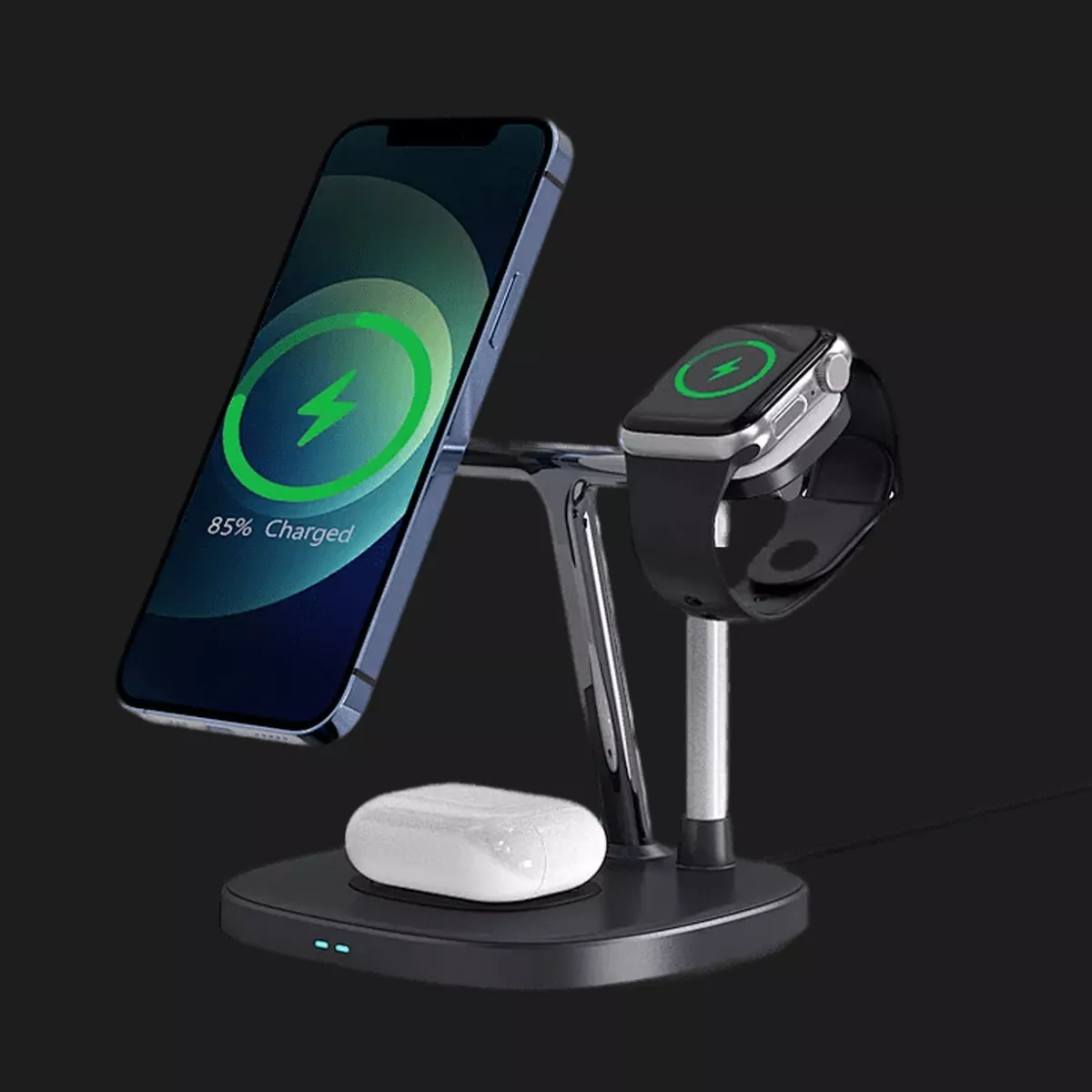 Купить Беспроводная зарядка WiWU 4-in-1 Wireless Charger (Black) — цены ?,  отзывы ?, характеристики — ЯБКО