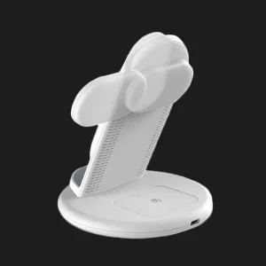 Бездротова зарядка WiWU 3-in-1 Wireless Fast Charger (White) в Хмельницькому