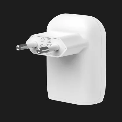 Зарядний пристрій Belkin 30W USB-С GAN PD PPS (White)