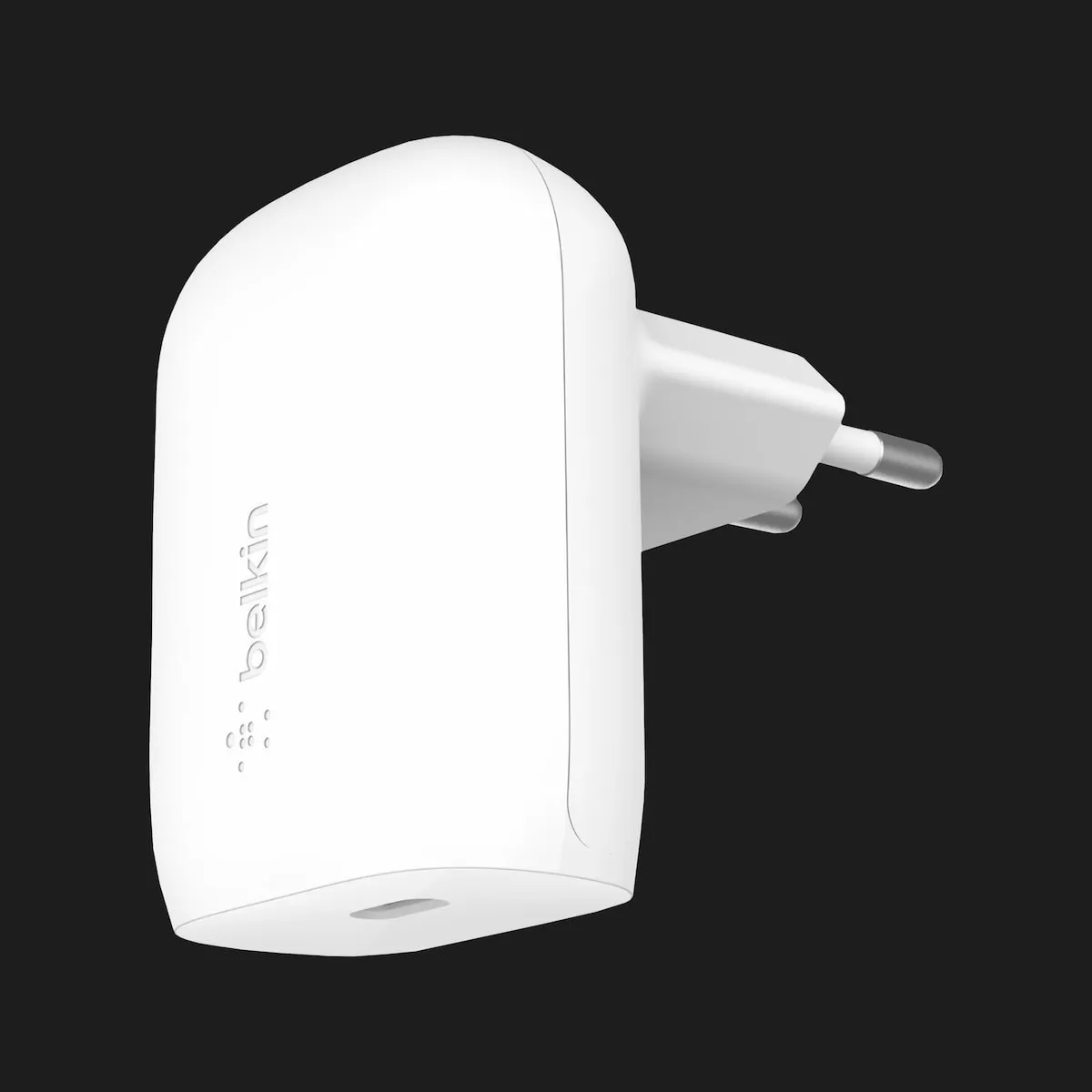 Зарядний пристрій Belkin 30W USB-С GAN PD PPS (White)