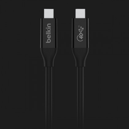 Кабель Belkin USB-4 Thunderbolt 3 100W 0.8m (Black)