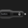 Автомобильное зарядное устройство Belkin Dual USB-C Car Charger 36W (Black)