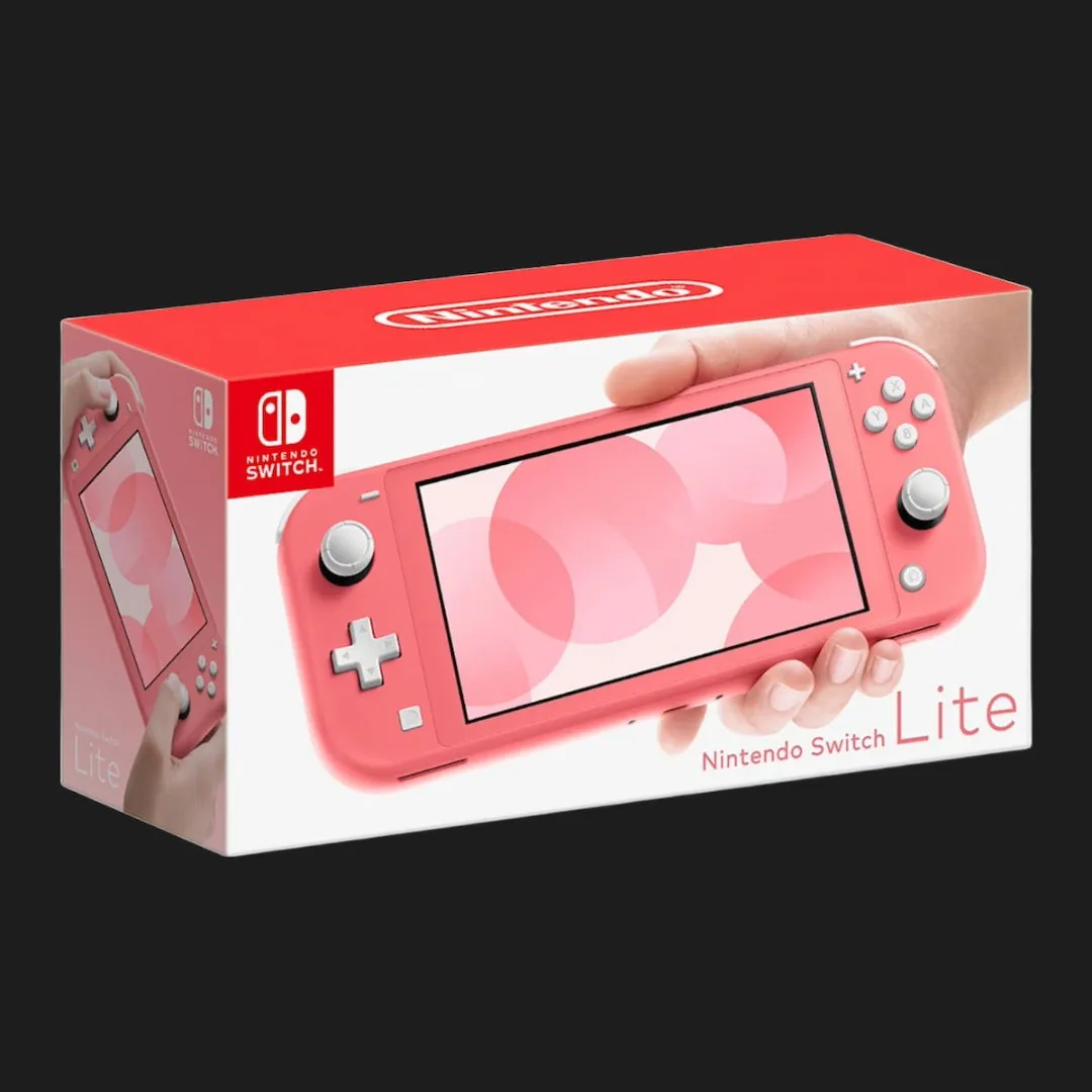 Купить Портативная игровая приставка Nintendo Switch Lite (Coral)  (045496453176) — цены ⚡, отзывы ⚡, характеристики — ЯБКО