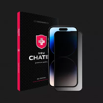 Защитное стекло NEU Chatel 2.5D Anti-Peep Privacy Glass для iPhone 14 Pro Max в Броварах
