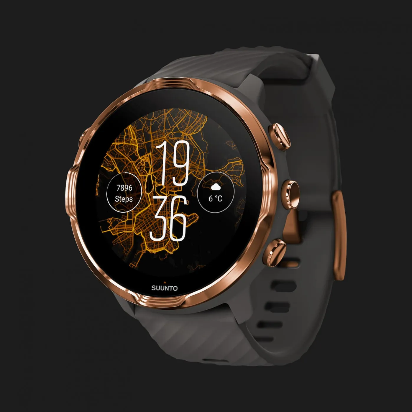 Купити Смарт-годинник Suunto 7 Graphite Copper (SS050382000) — ціни ⚡,  відгуки ⚡, характеристики — ЯБКО