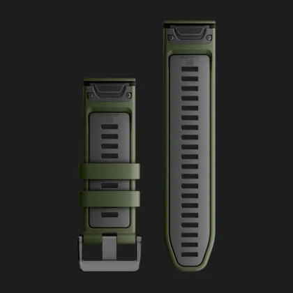 Ремінець Garmin 26mm QuickFit Watch Bands Moss/Graphite Silicone (010-13281-07) у Запоріжжі