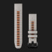 Ремінець Garmin 22mm QuickFit Watch Bands Fog Grey/Ember Orange Silicone (010-13280-02)