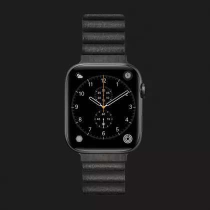Ремінець LAUT Novi Luxe для Apple Watch 42/44/45/49mm (Midnight) в Самборі