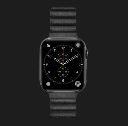 Ремінець LAUT Novi Luxe для Apple Watch 42/44/45/49mm (Midnight)