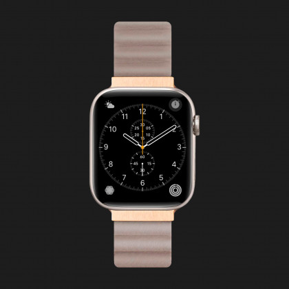 Ремінець LAUT Novi Luxe для Apple Watch 42/44/45/49mm (Beige)
