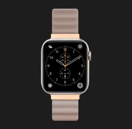 Ремінець LAUT Novi Luxe для Apple Watch 44/45/46/49mm (Beige)