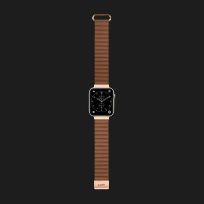 Ремінець LAUT Novi Luxe для Apple Watch 44/45/46/49mm (Sepia Brown) в Бродах